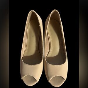 Dream Pairs Nude Wedge Shoes